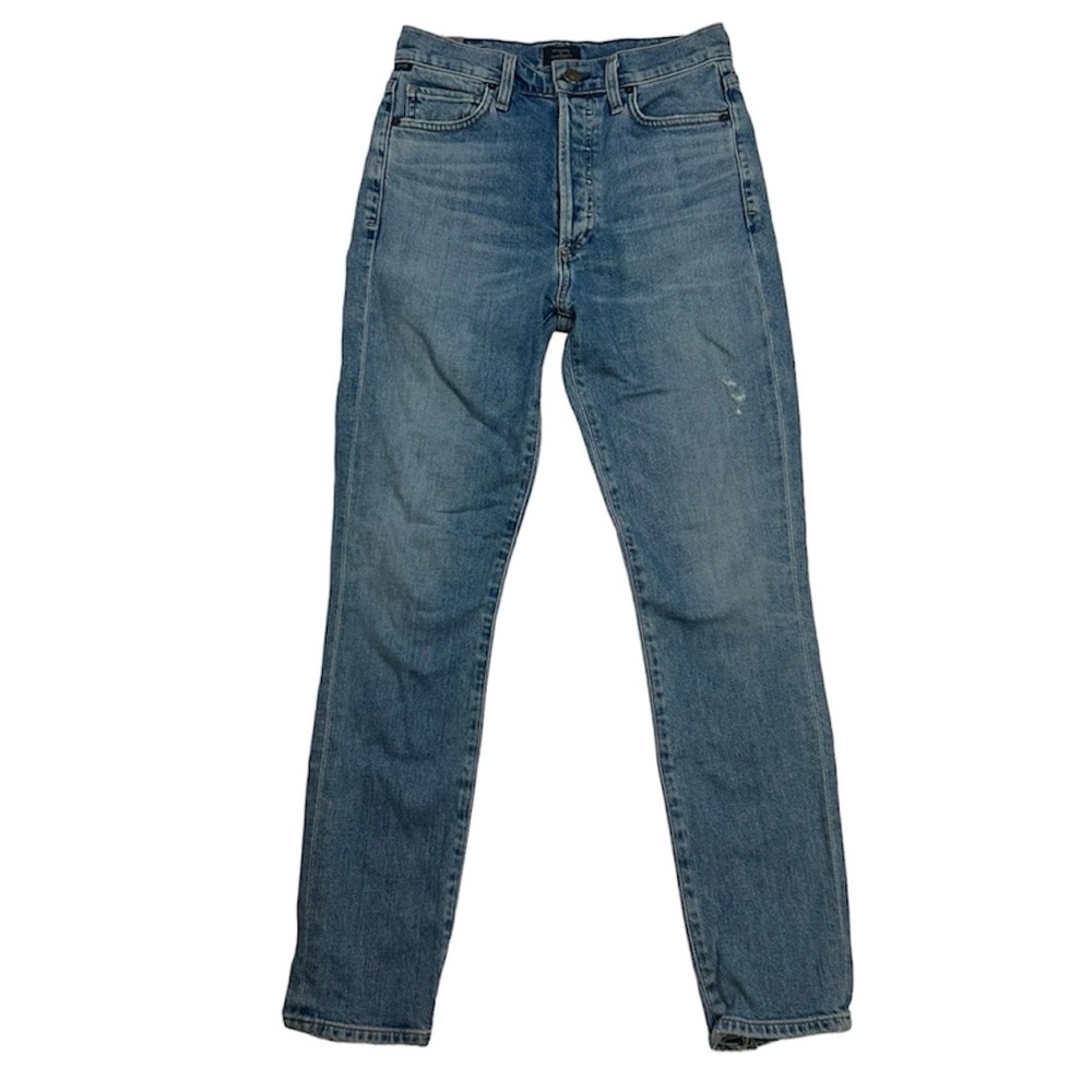 Citizens Of Humanity Womens Size 25 Olivia High Rise Slim Ankle Button Fly Jeans